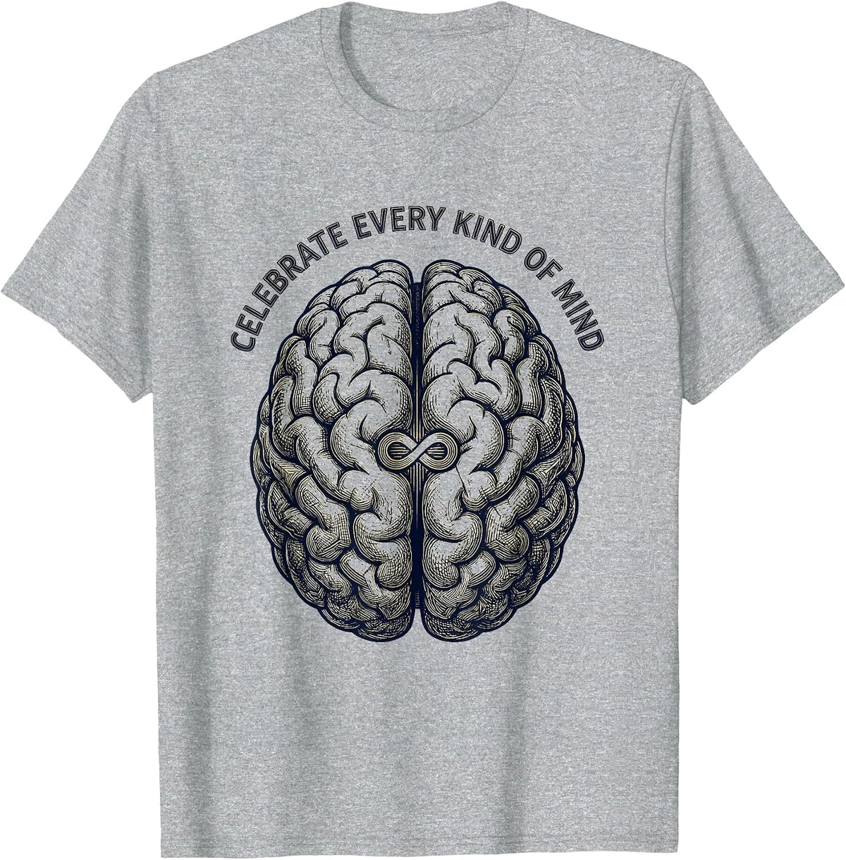 Men's Celebrate Every Kind of Mind Autism Awareness T-Shirt - Heather Grey