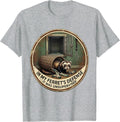 In My Ferret's Defense, It Was Unsupervised Funny T-Shirt, Men, Heather Grey, Large - As Pictured