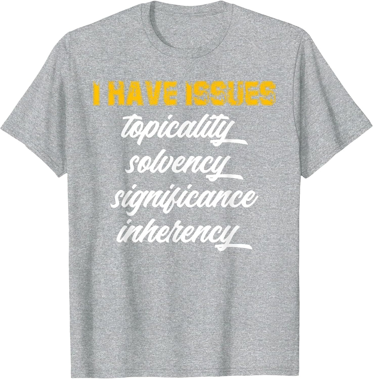 Debate Competition School Speech and Debate Team Debater T-Shirt - Heather Grey