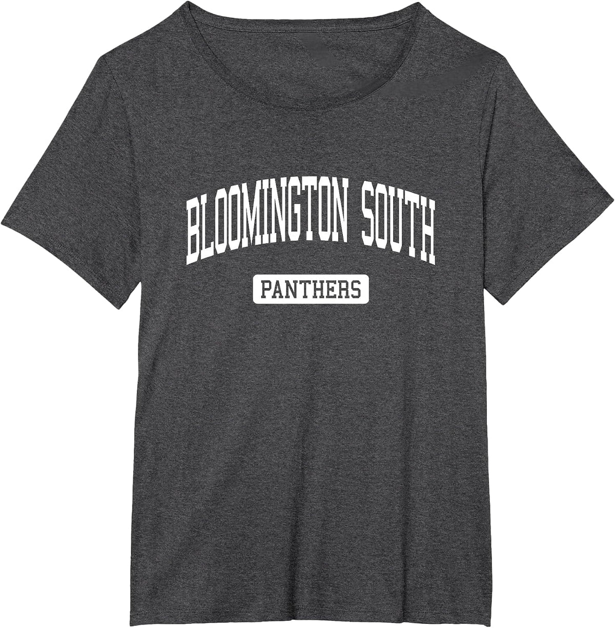 Bloomington South High School HS Bloomington in Varsity SPOR T-Shirt - Dark Heather Grey