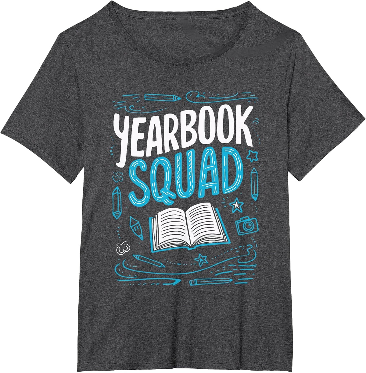 Yearbook Squad T-Shirt - Dark Heather Grey