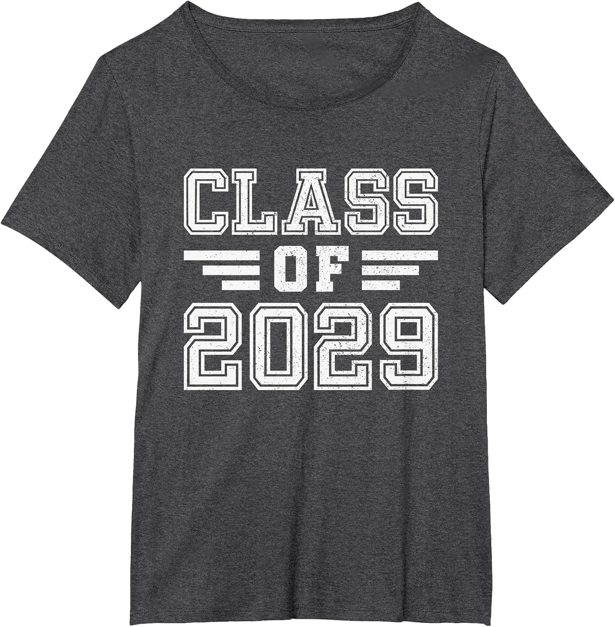 Class of 2029 College University High School Future Graduate T-Shirt - Dark Heather Grey