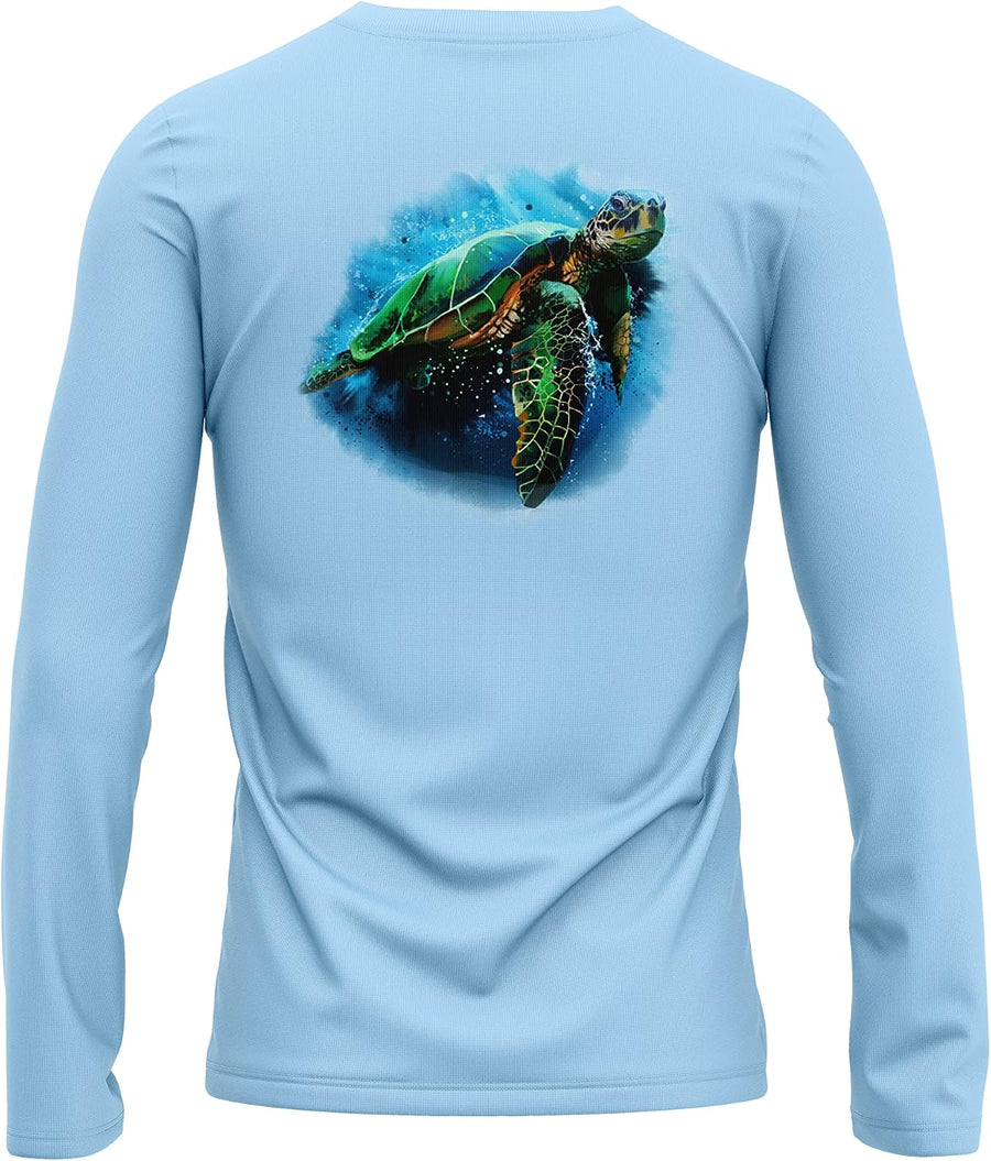 BALAO - Long Sleeve Graphic Men T-Shirt | Men's Adult T-Shirts, Regular Fit Casual T-Shirts for Baseball, Fishing, Camping -