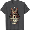 Men's Guess I'm G.O.A.T. Funny Cat Meme Sarcastic Humor T-Shirt - Dark Heather Grey