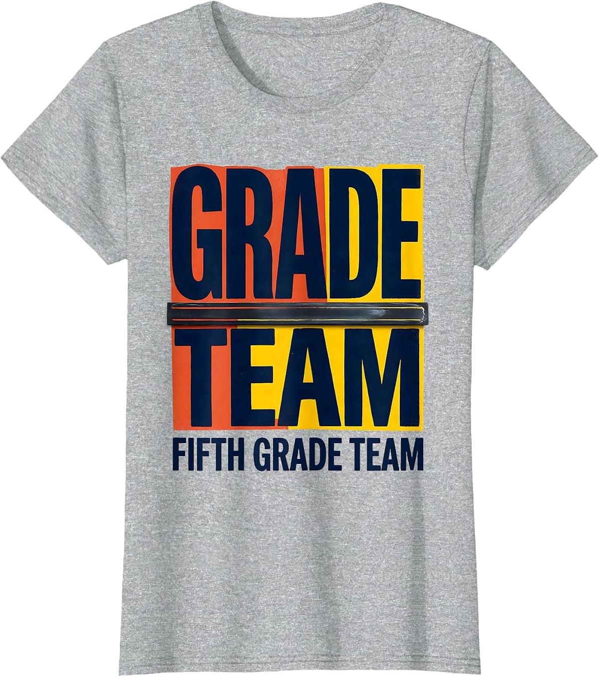 Fifth Grade Team Back to School Teacher Student 5th Grade T-Shirt - Heather Grey