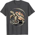 Men's Ballroom Dance Tortoise Funny Turtle Lover Humor T-Shirt - Dark Heather Grey