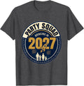 Men's Party Squad Bringing In 2027 New Years Eve Family Matching T-Shirt - Dark Heather Grey