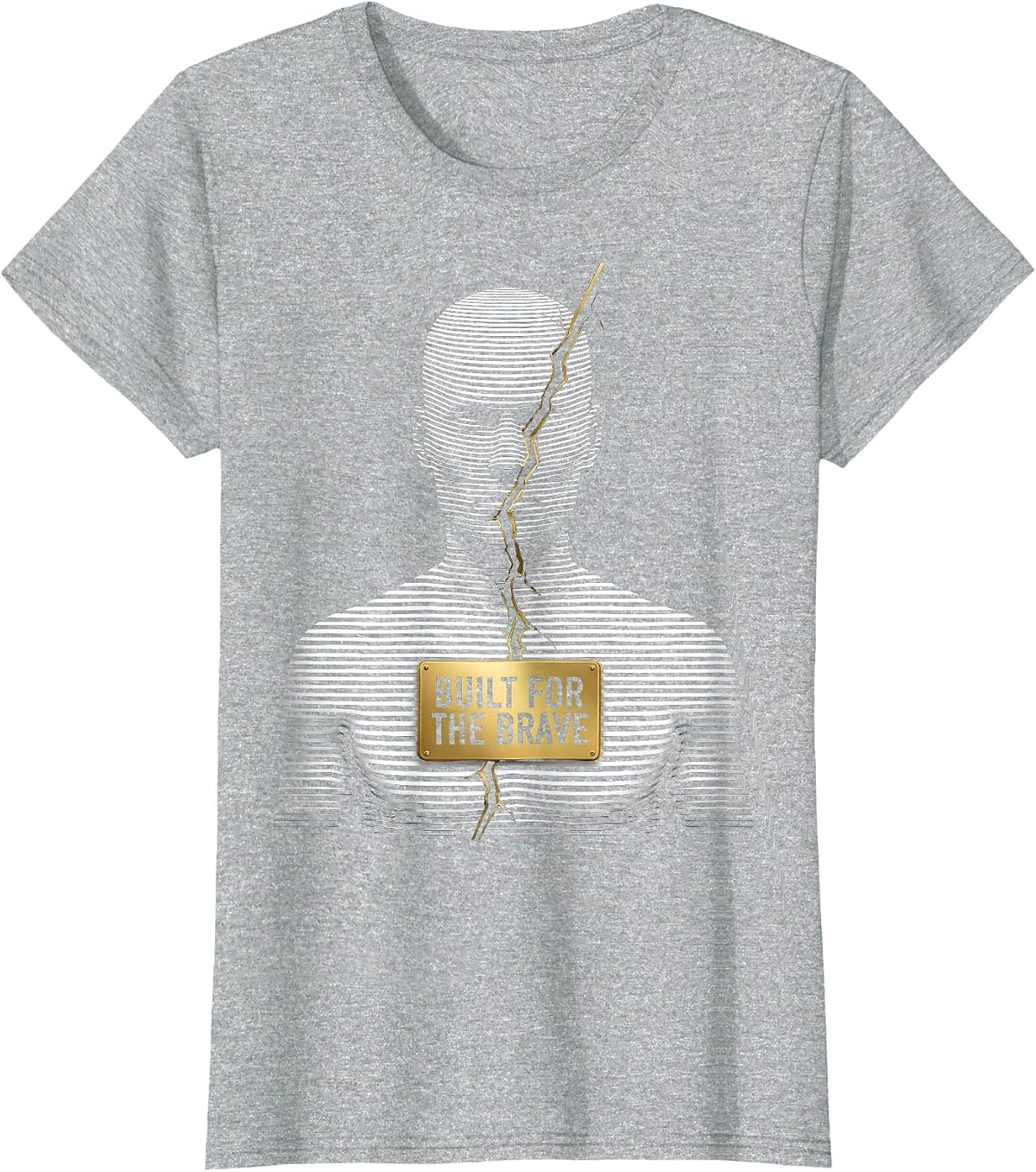 Built for the Brave Special Education Design T-Shirt - Heather Grey