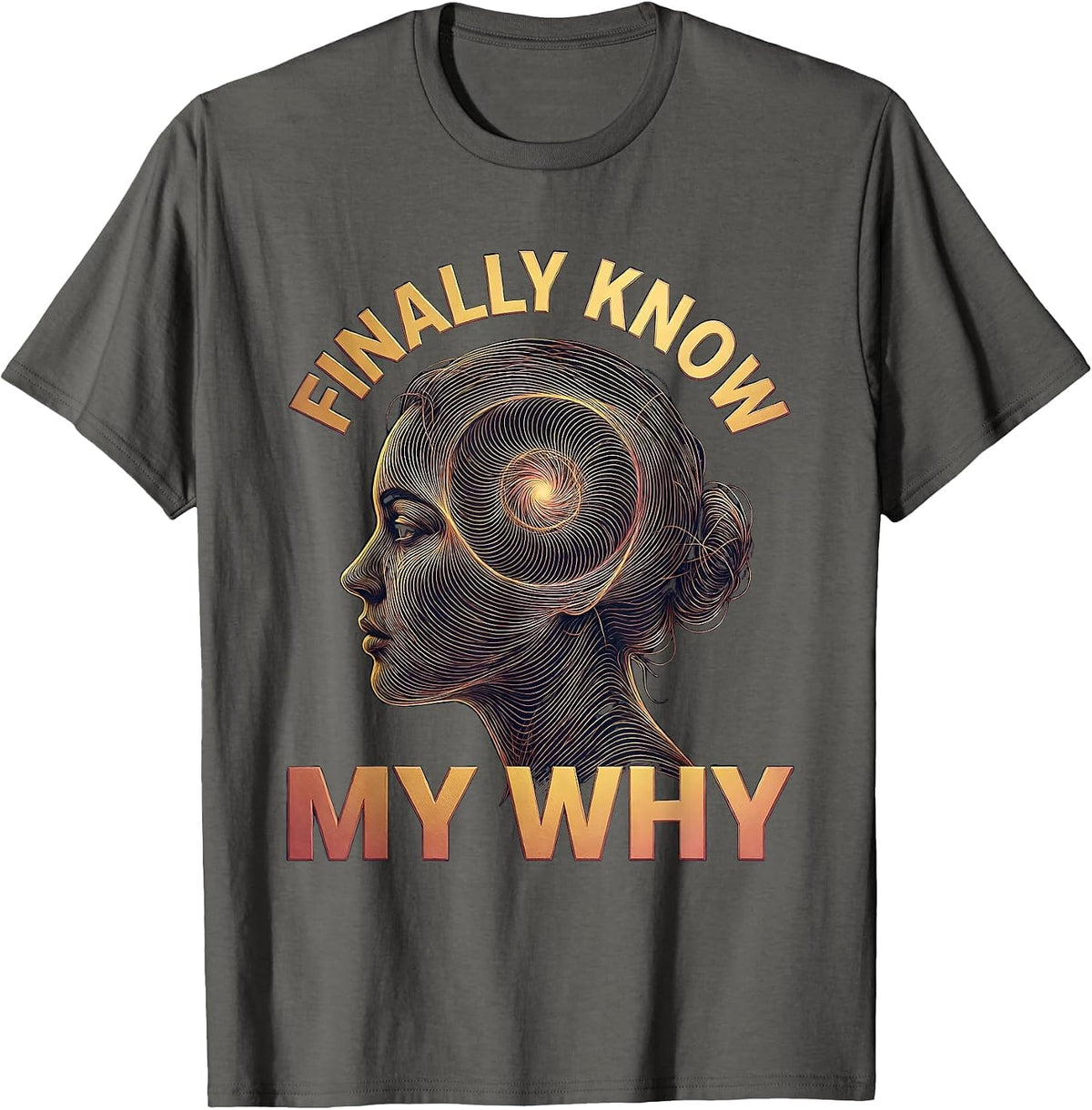 Finally Know My Why Autism Awareness Design T-Shirt - Asphalt Grey