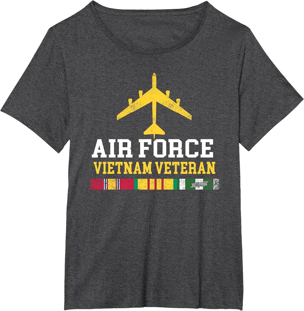Air Force Vietnam Veteran Shirt Vietnam War B52 T-Shirt - Dark Heather Grey