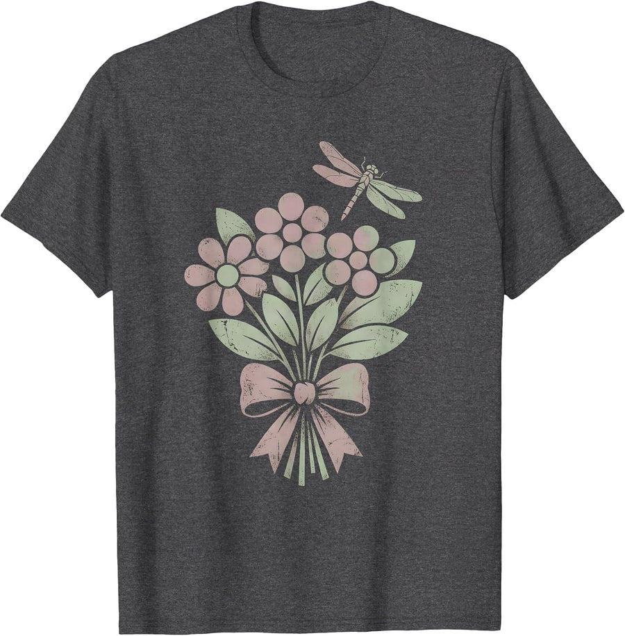 Men's Weightless Woman Floating in Deep Space Design T-Shirt - Dark Heather Grey