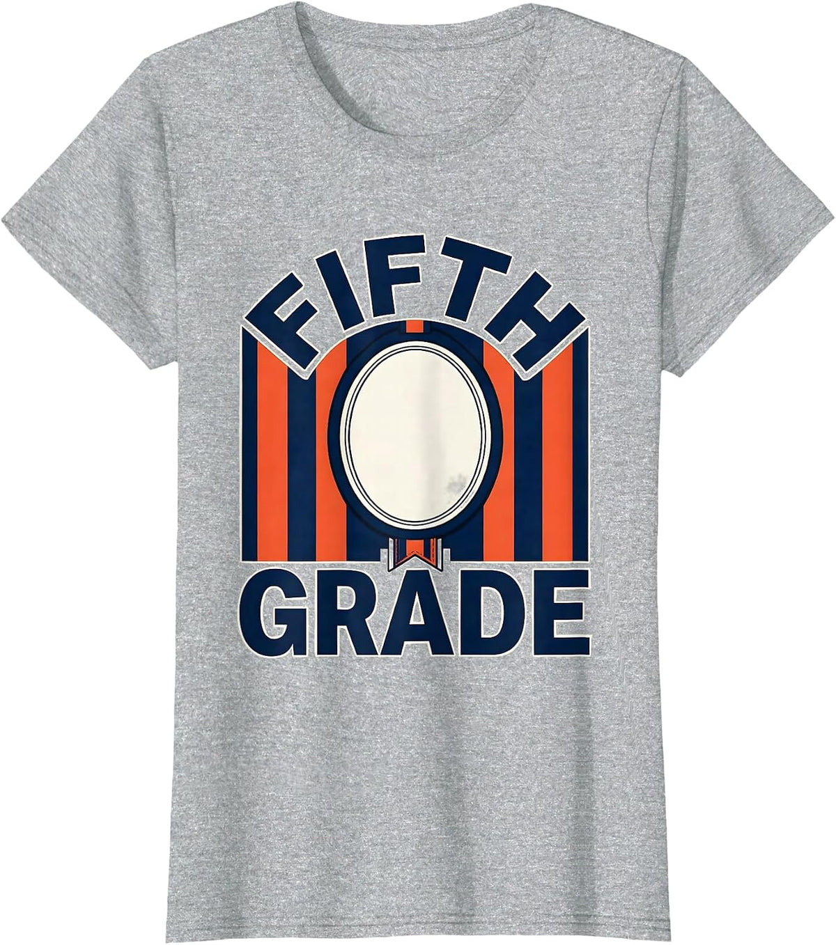 Women's Fifth Grade Preppy Back To School Teacher Girls T-Shirt - Heather Grey