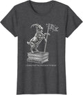 Women's I Stand For The Freedom To Read Funny Book Lover Pet Owner T-Shirt - Dark Heather Grey