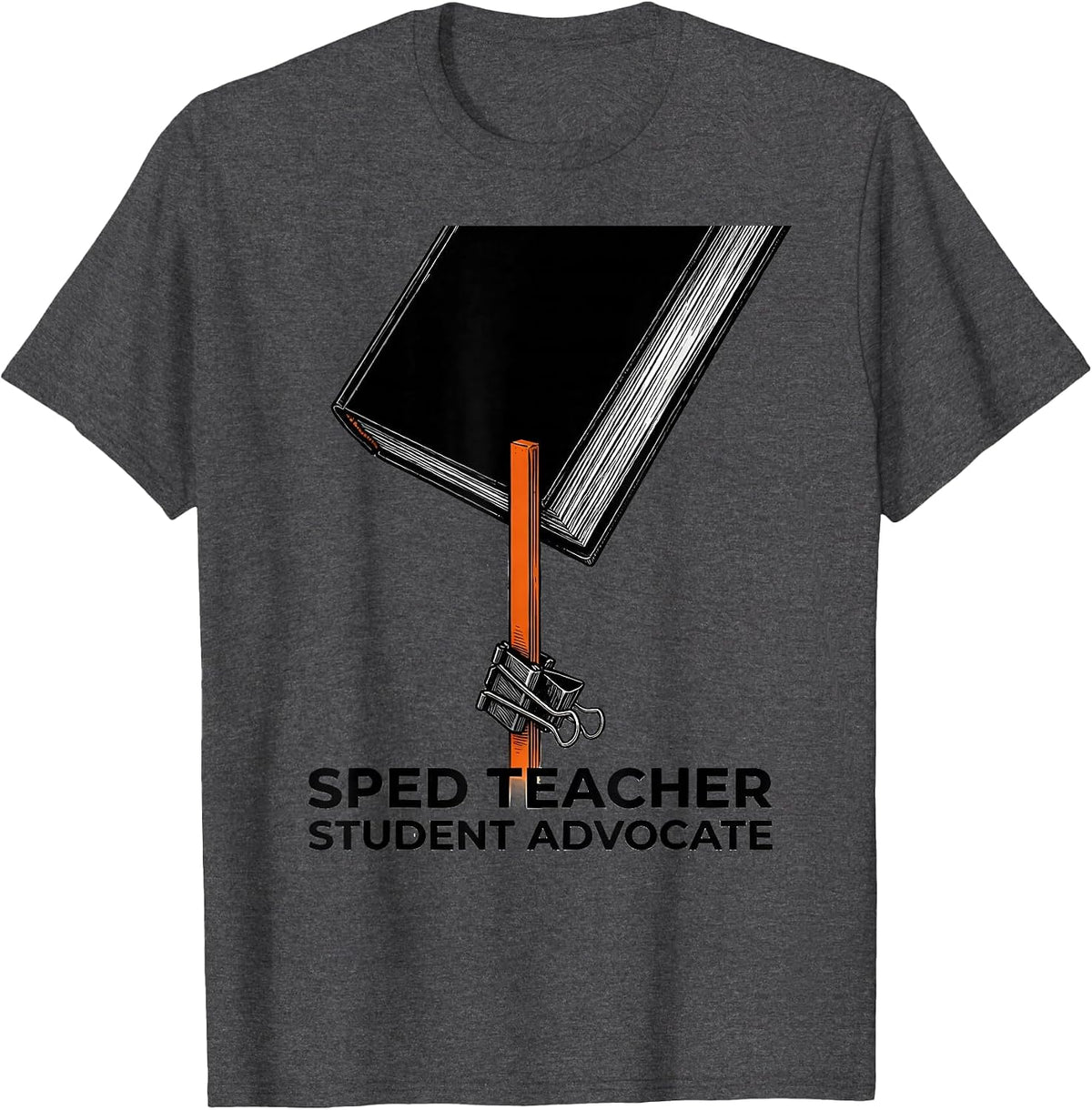 Men's SPED Teacher Student Advocate Special Education Autism T-Shirt - Dark Heather Grey