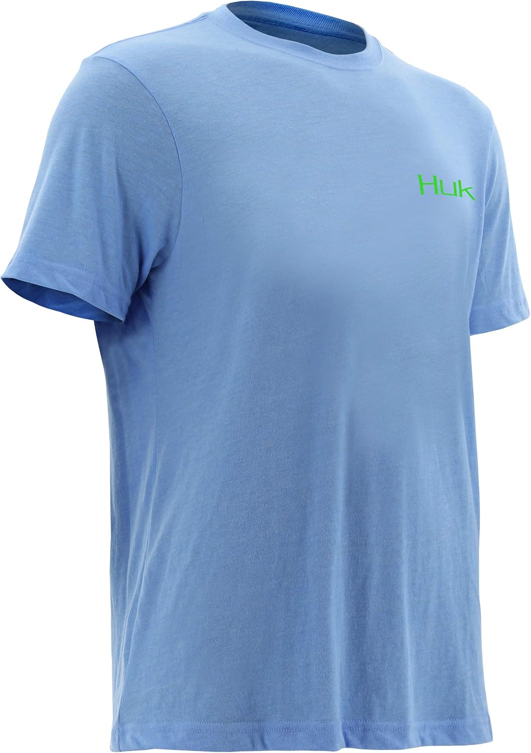 Huk KC Scott Bailin Hoo Tee, Carolina Blue Heather, Medium - As Pictured