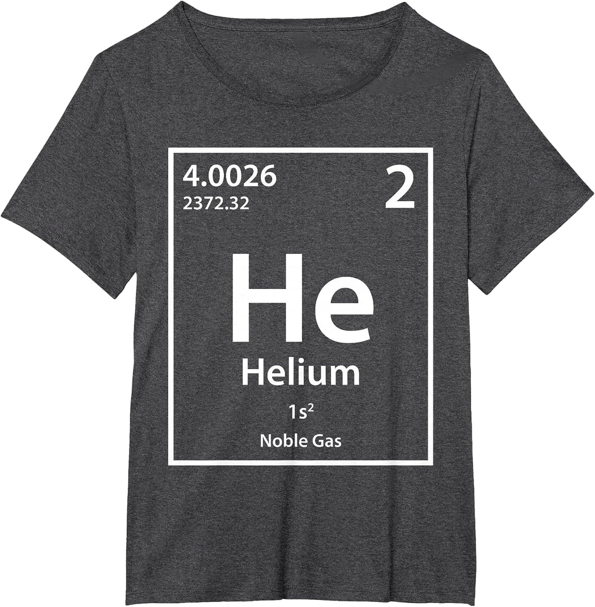 Helium Element (White) T-Shirt - Dark Heather Grey