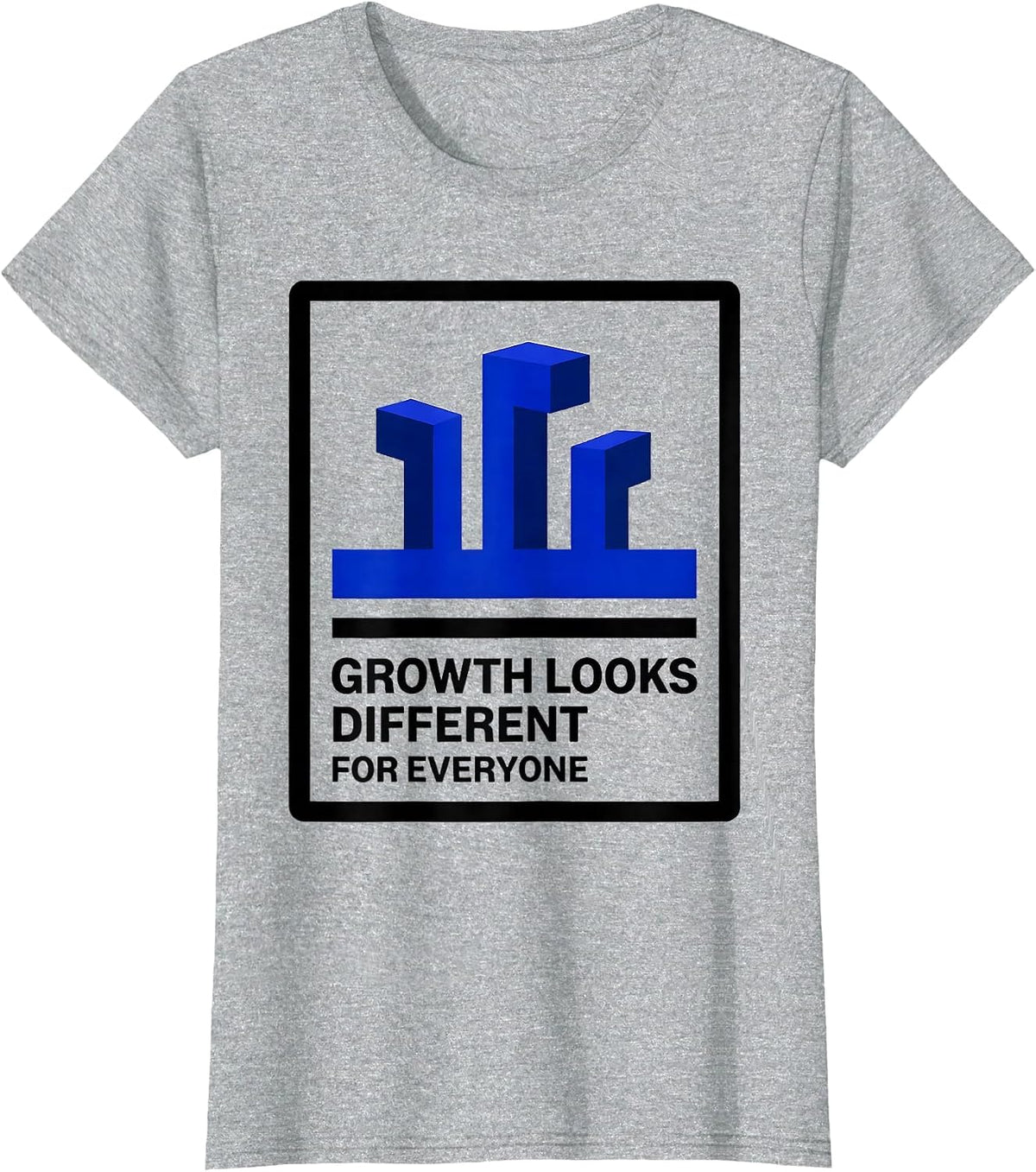 Growth Looks Different For Everyone Special Ed Teacher T-Shirt - Heather Grey