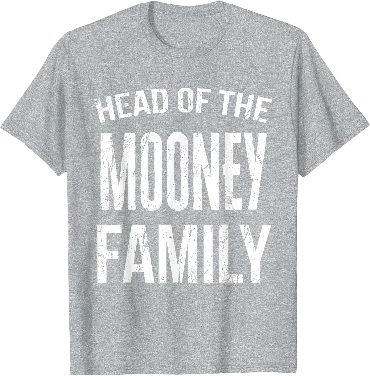 Head of The Mooney Family Reunion T-Shirt - Heather Grey