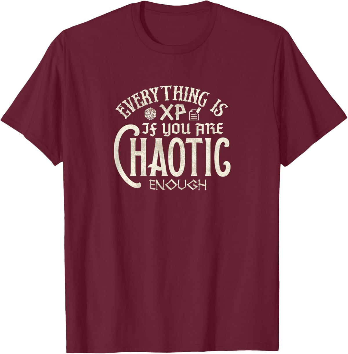 Tabletop RPG Dice Game board game - Master Role Play shirt T-Shirt - Burgundy