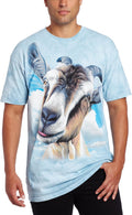 The Mountain Men's Goat Head Short Sleeve T-Shirt - Blue