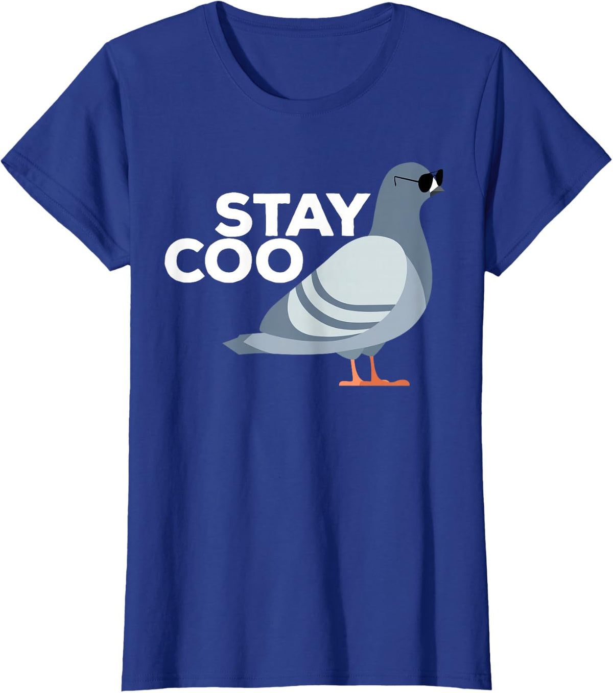 Stay Coo Pigeon Breeder Pigeon Racing Gift T-Shirt - Royal Blue