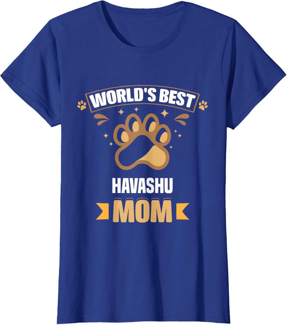 World's Best Havashu Mom Mixed Breed Dog Owner T-Shirt - Royal Blue