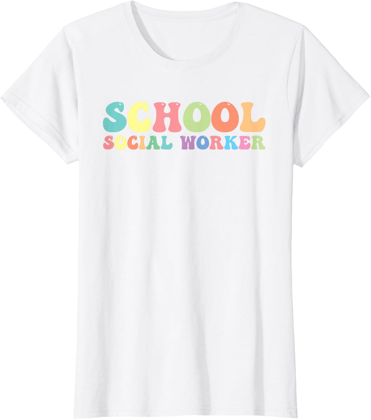 School Social Worker T-Shirt - White