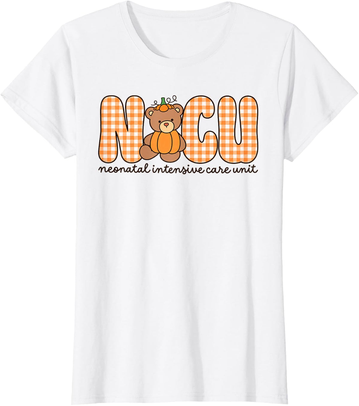 NICU Nurse Fall Neonatal Intensive Care Unit T-Shirt - White