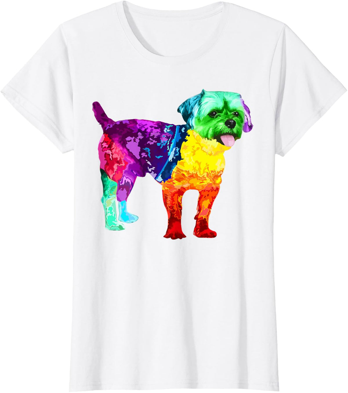 Dog Lover Gifts Havanese For Womens Colorful Havanese Mens T-Shirt - White