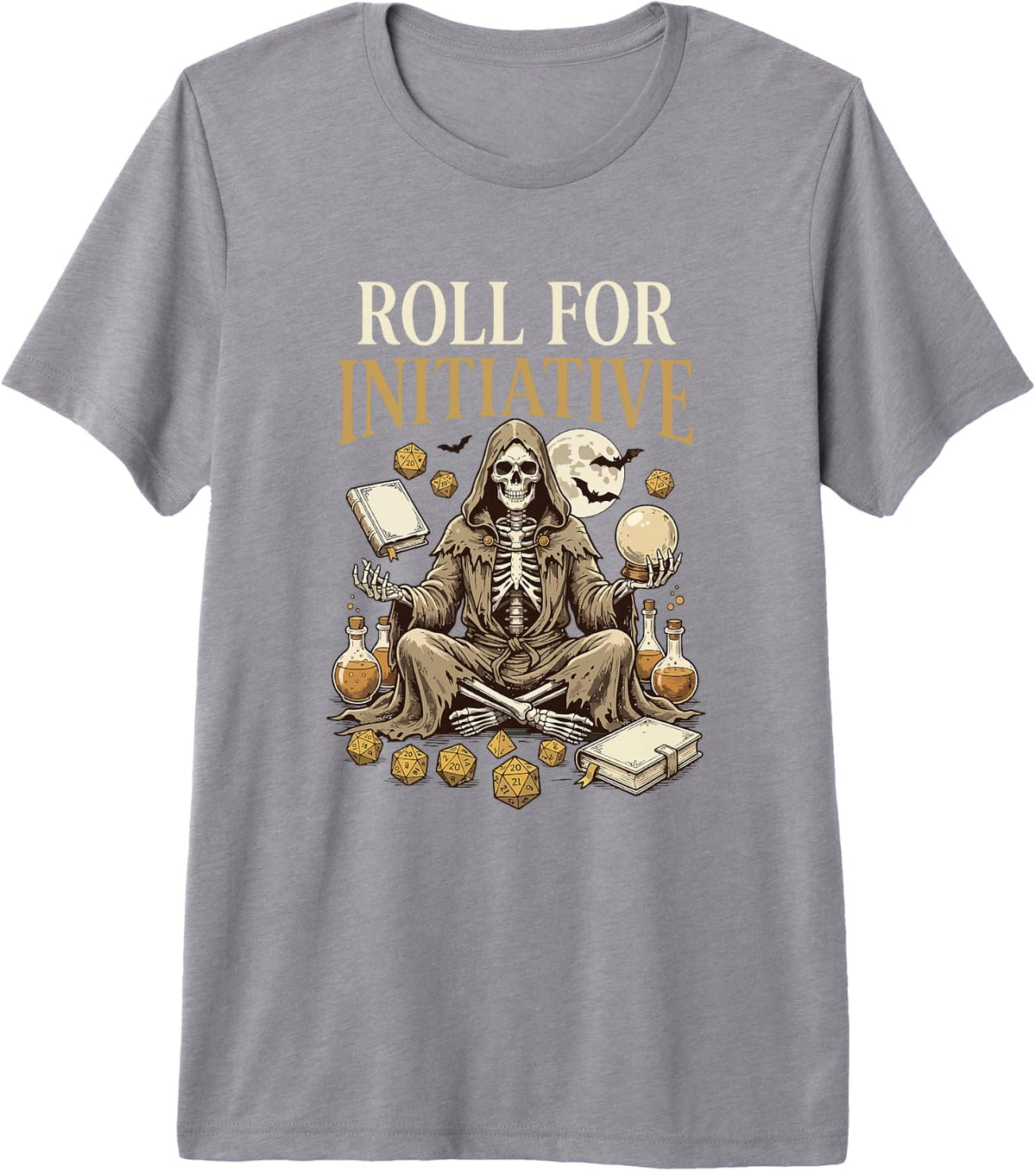 Gamer Roll for Initiative Tabletop Role Playing Premium Tri-Blend T-Shirt - Storm
