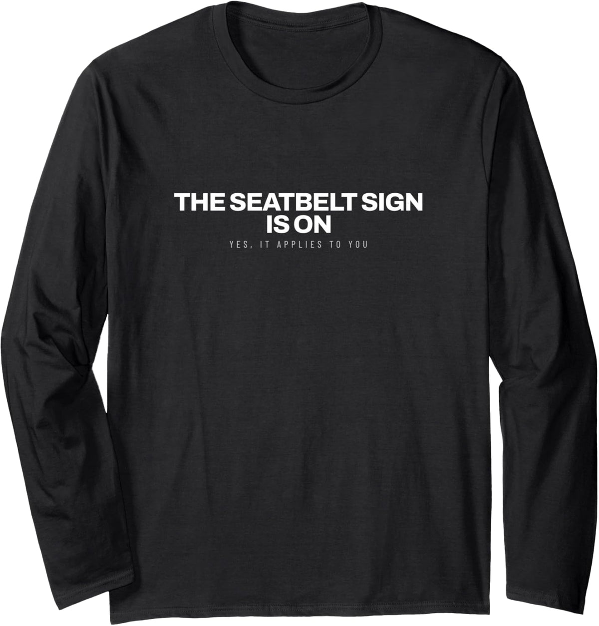 Flight Attendant Flight Crew Airline Crew Cabin Crew Long Sleeve T-Shirt - Adult Unisex Black