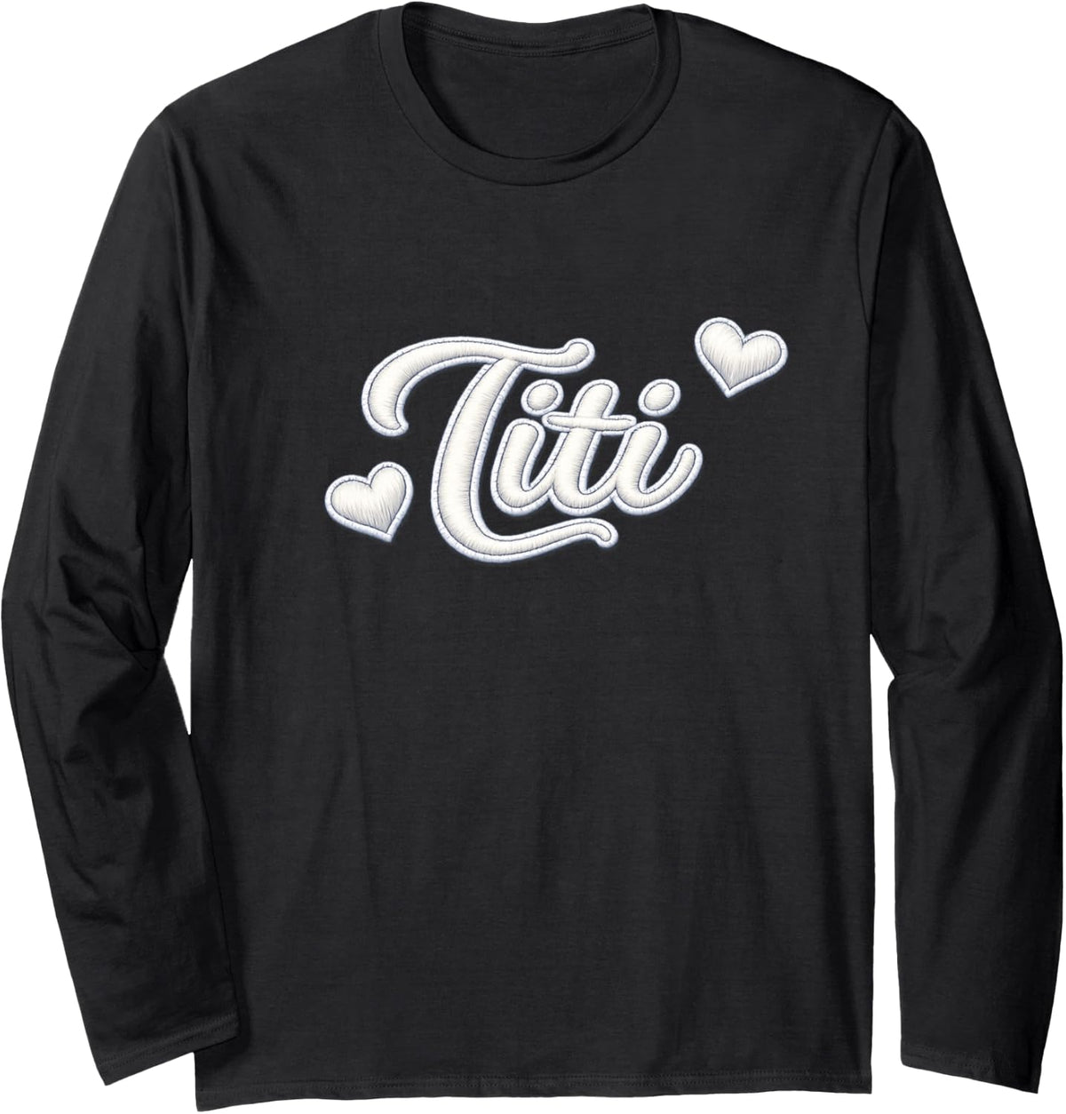Titi Long Sleeve T-Shirt - Adult Unisex Black