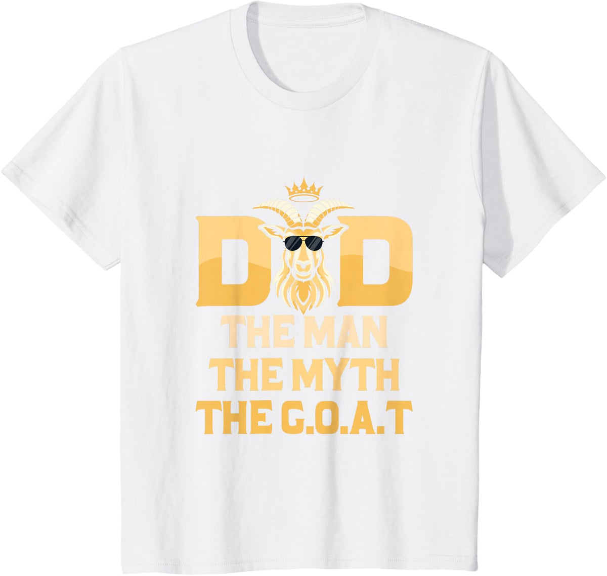 Dad Father Husband Goat Lover Farmer Goat Owner Men Goats T-Shirt - White