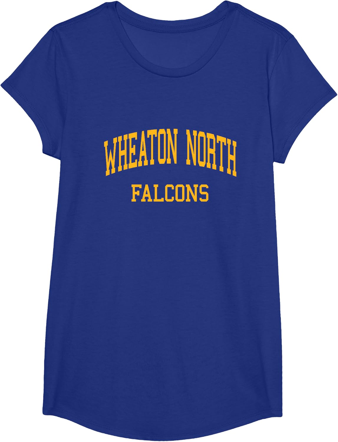 Wheaton North High School HS Wheaton IL Retro Sports T-Shirt - Girls Royal Blue