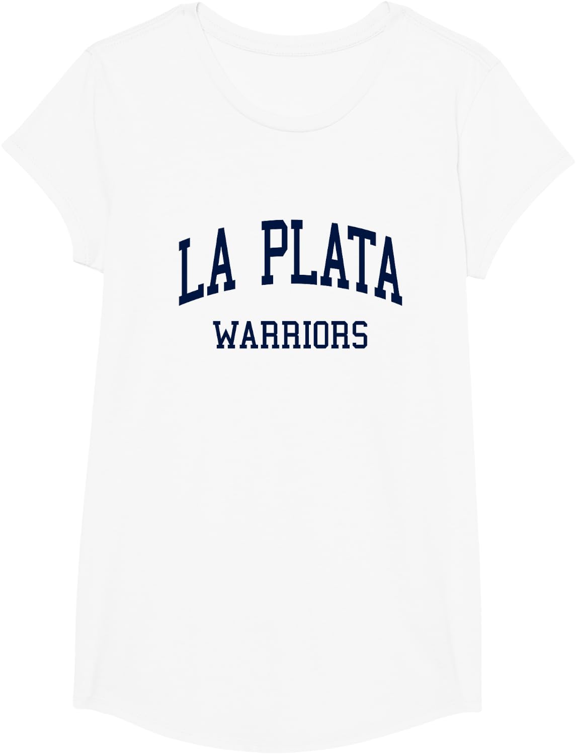 La Plata High School HS La Plata MD Retro T-Shirt - Girls White