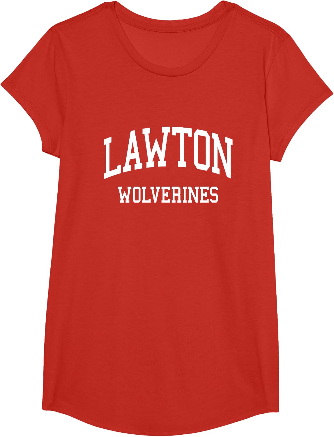 Lawton High School HS Lawton OK Retro Sports T-Shirt - Girls Red