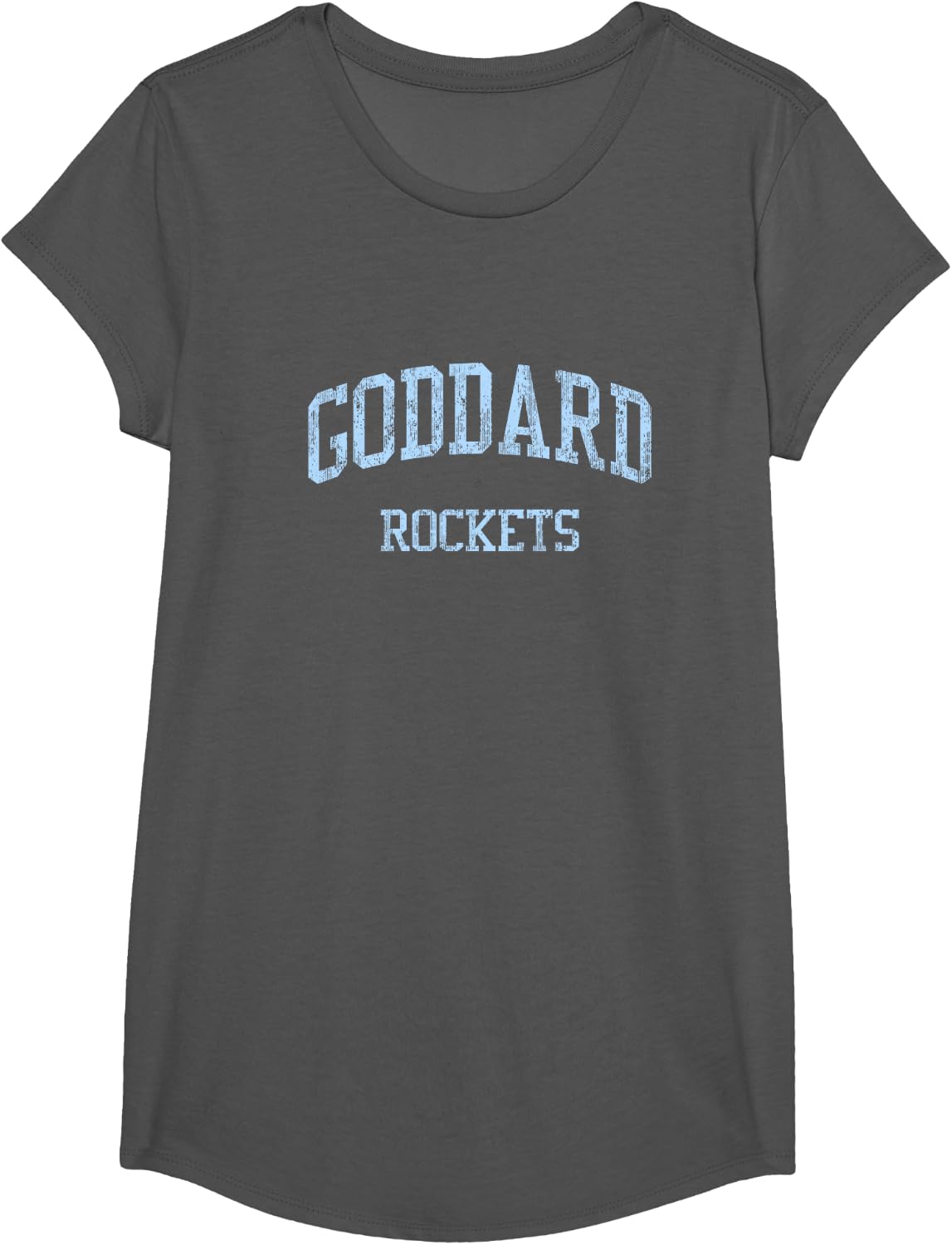 Goddard High School HS Roswell NM Vintage Sports T-Shirt - Girls Asphalt Grey