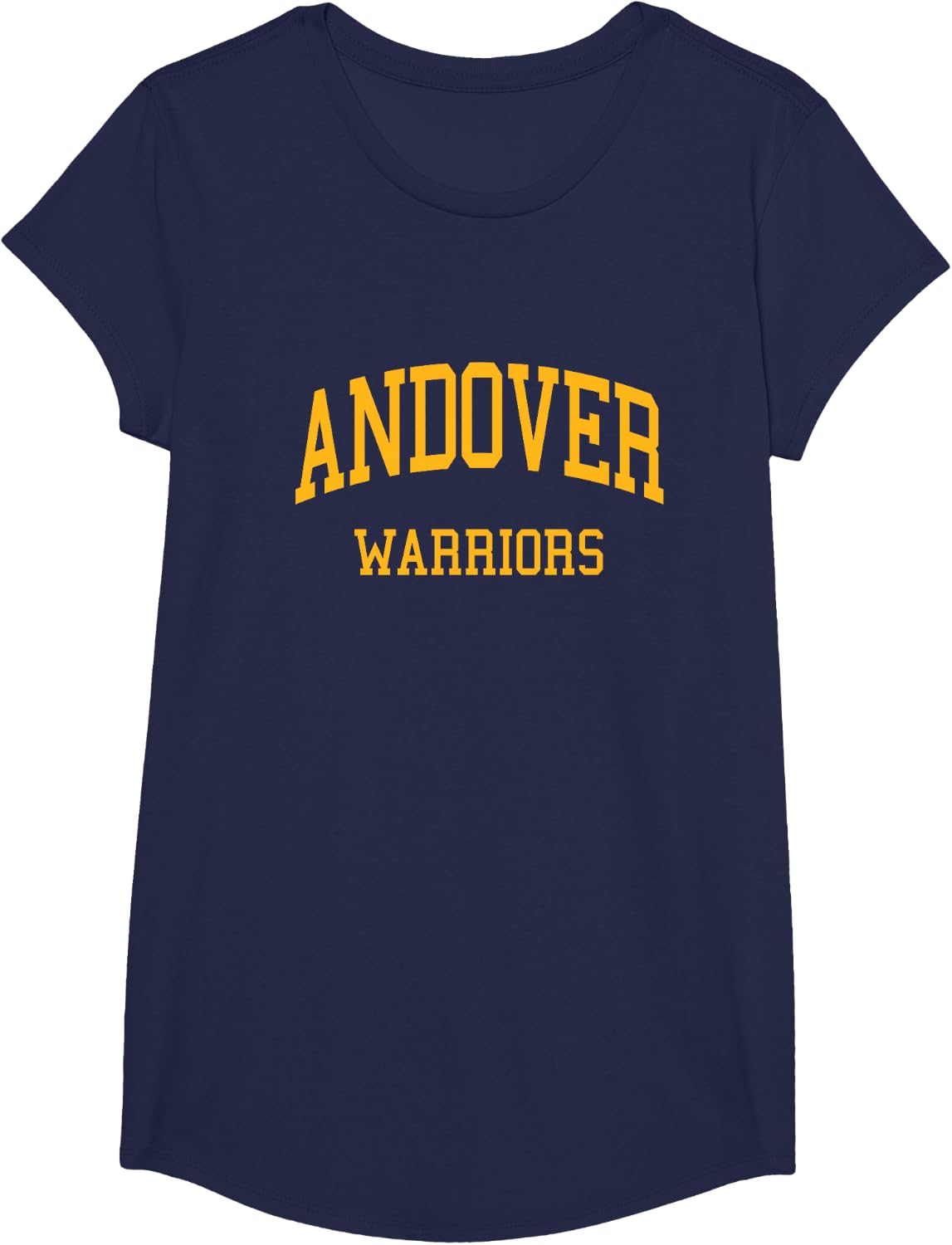 Andover High School HS Andover MA Retro Sports T-Shirt - Girls Navy Blue