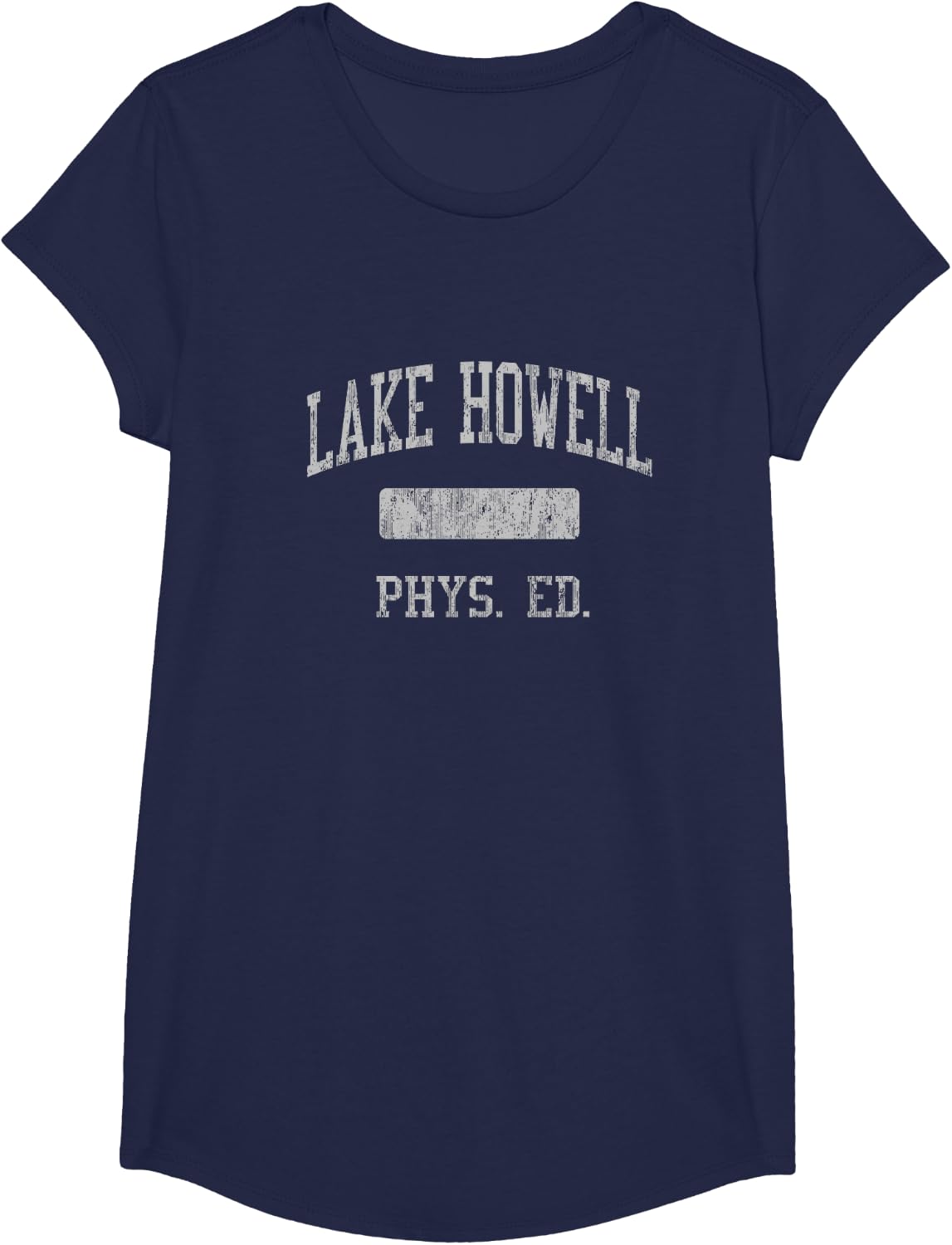 Lake Howell High School HS Winter Park FL PHYS Ed T-Shirt - Girls Navy Blue