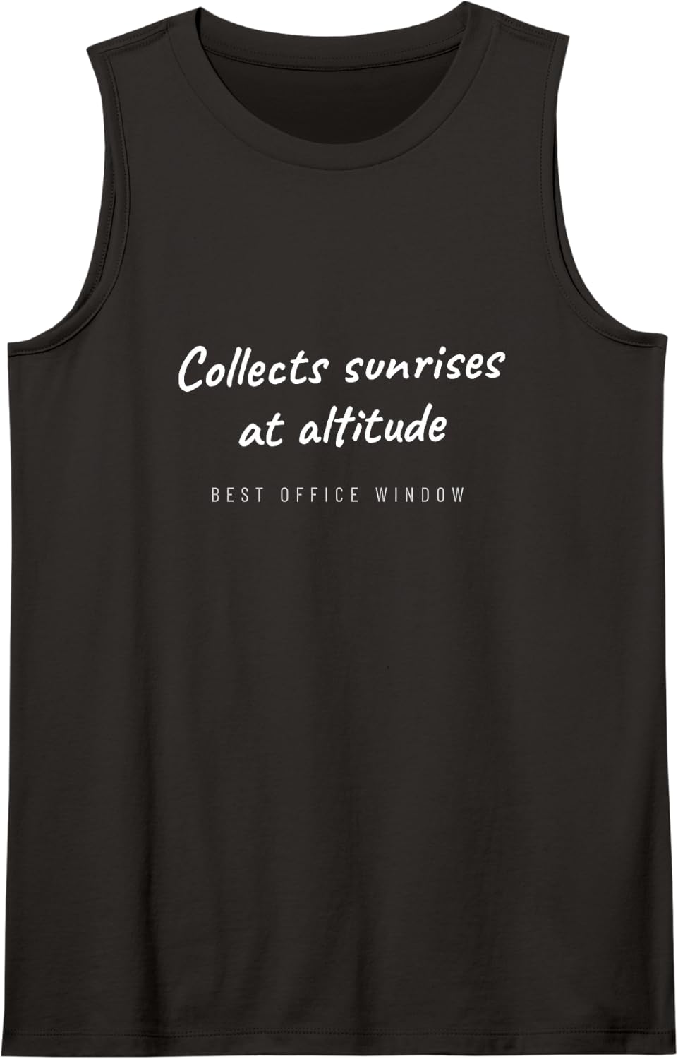 Flight Attendant Airline Crew Stewardess Layover Flight Crew Sleeveless Tank Top - Black