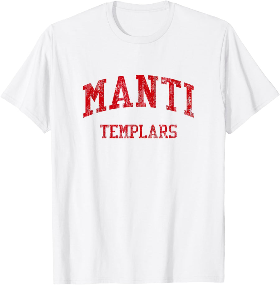 Manti High School HS Manti UT Vintage Sports T-Shirt - White