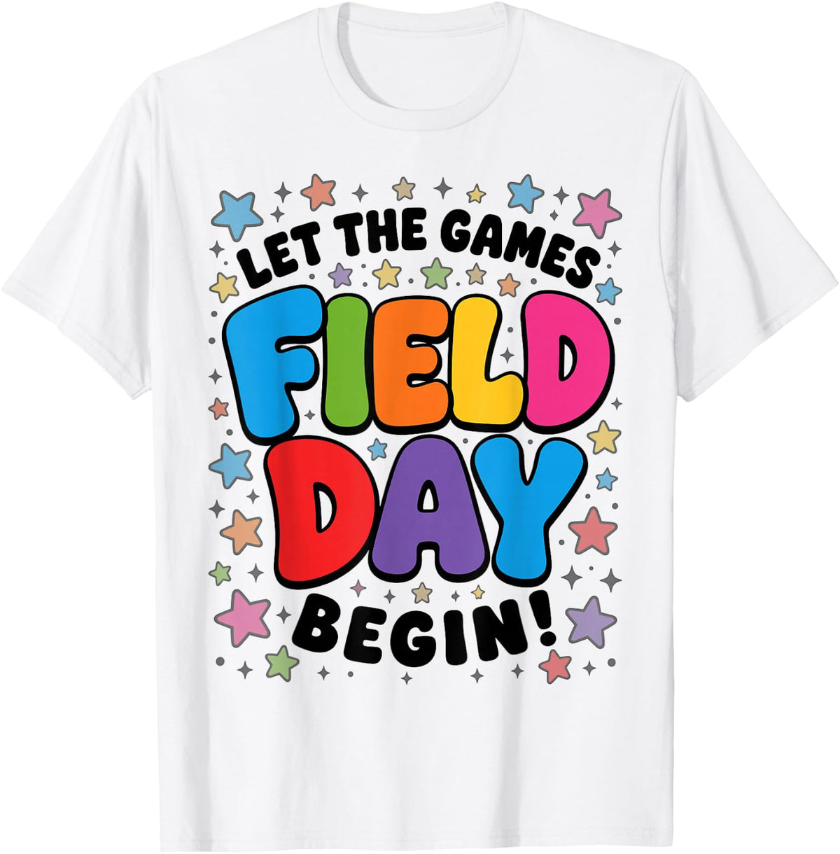 Field Day School Games Kids Teacher T-Shirt - White