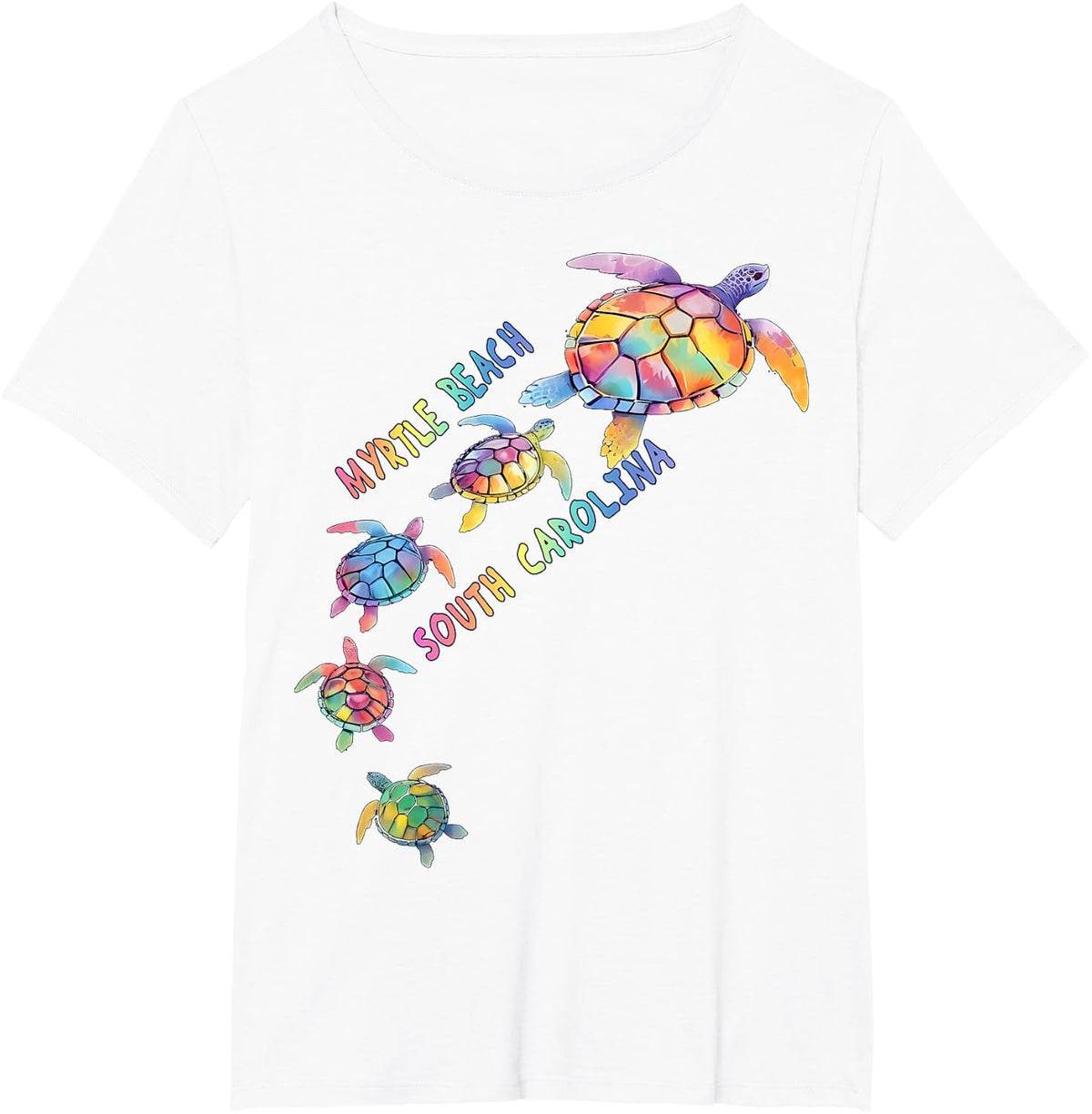 Myrtle Beach South Carolina Sea Turtle Lover Beach MB T-Shirt - White