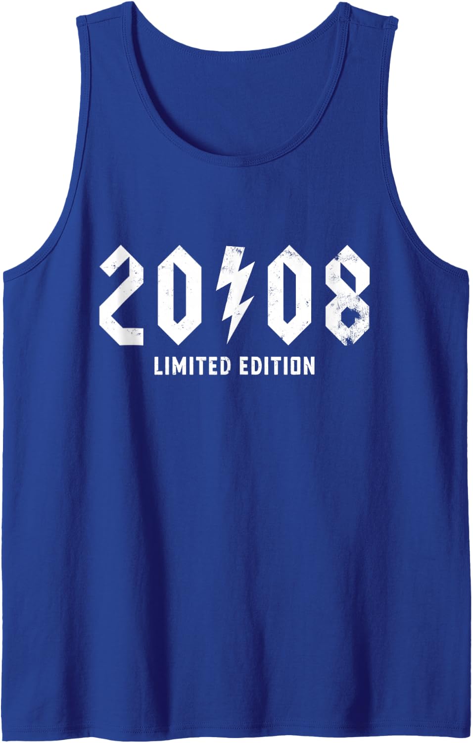 Vintage 2008 Live Legends 18th Birthday Party Gifts His Her Sleeveless Tank Top - Royal Blue