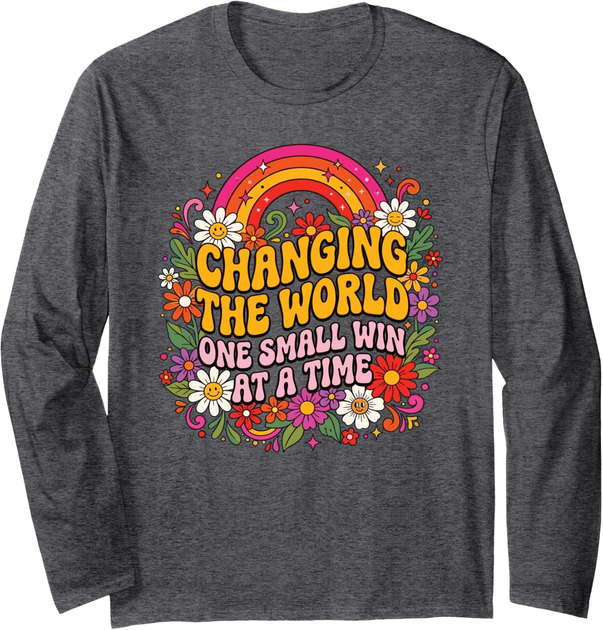 Special Education Teacher Appreciation Long Sleeve T-Shirt - Adult Unisex Dark Heather Grey