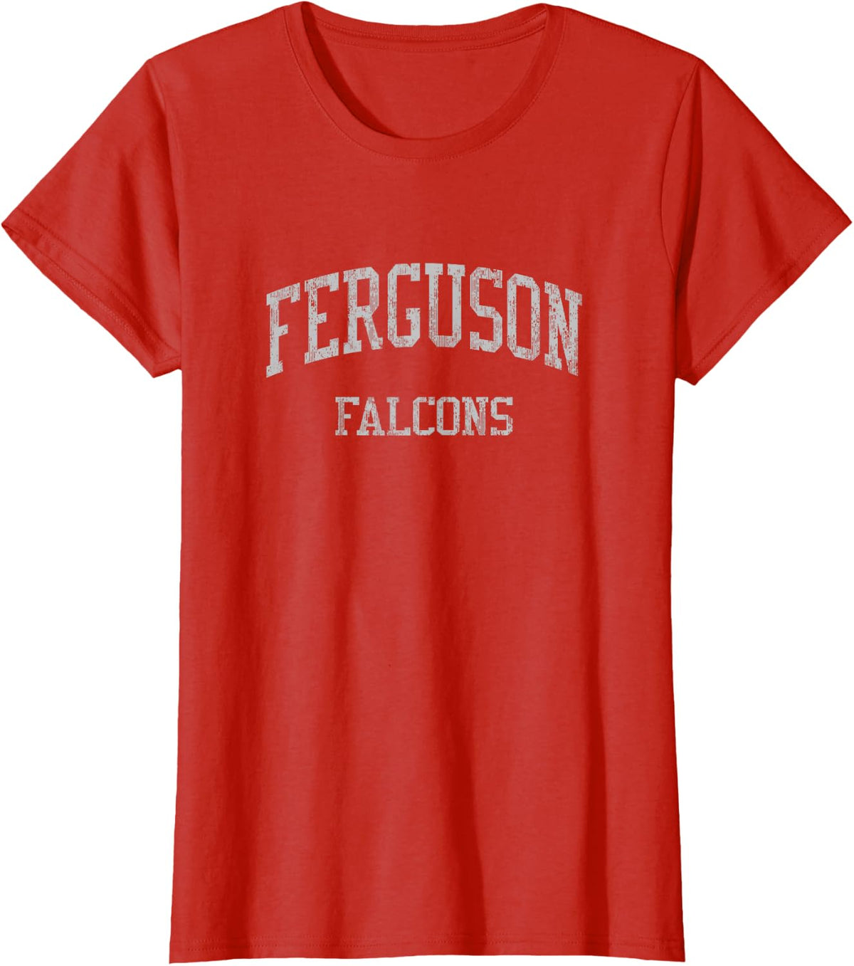 Ferguson High School HS Miami FL Vintage Sports Tees T Shirts Old School Retro - Red