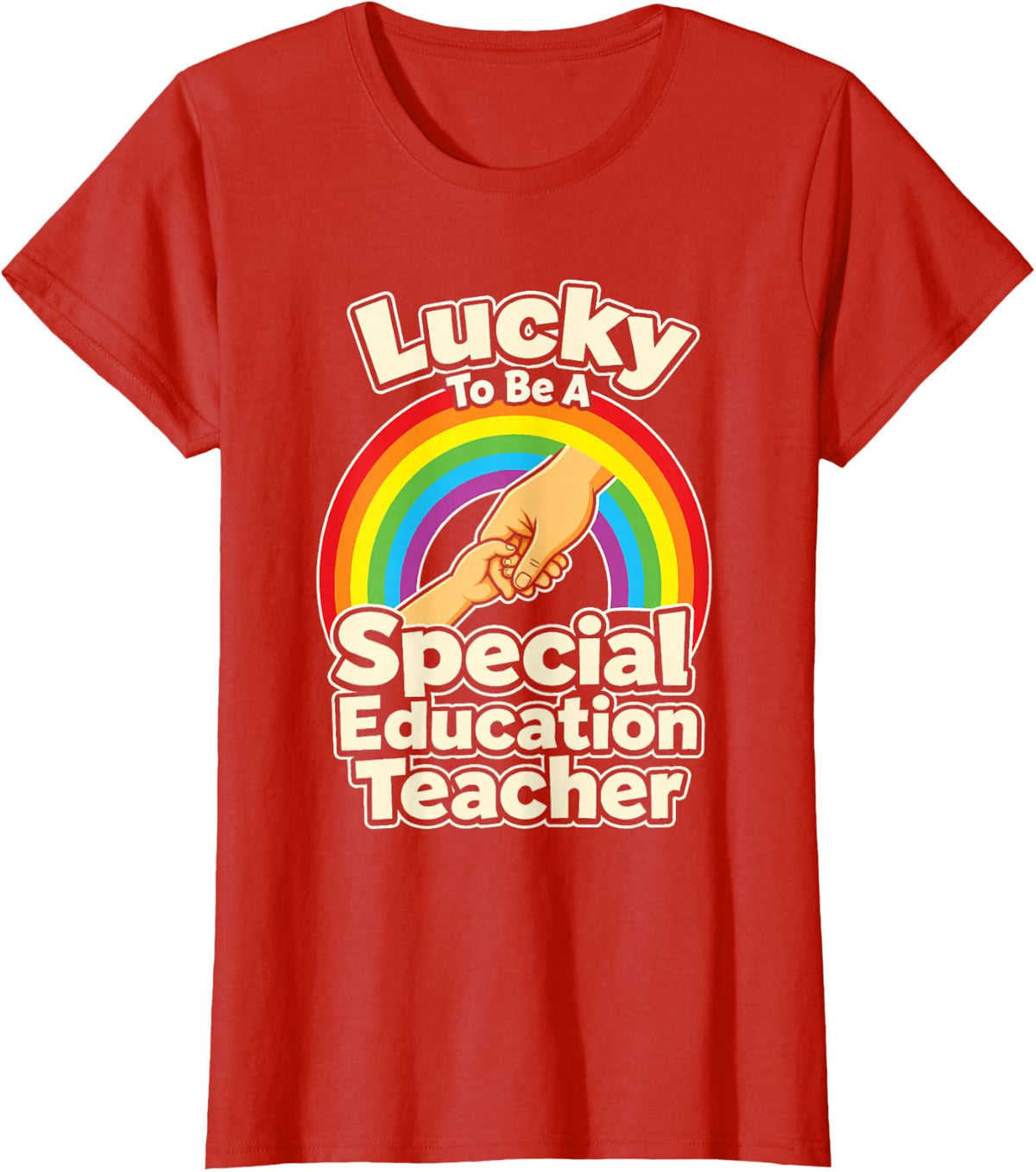 Special Education Teacher Sped Lucky St Patricks Day T-Shirt - Red