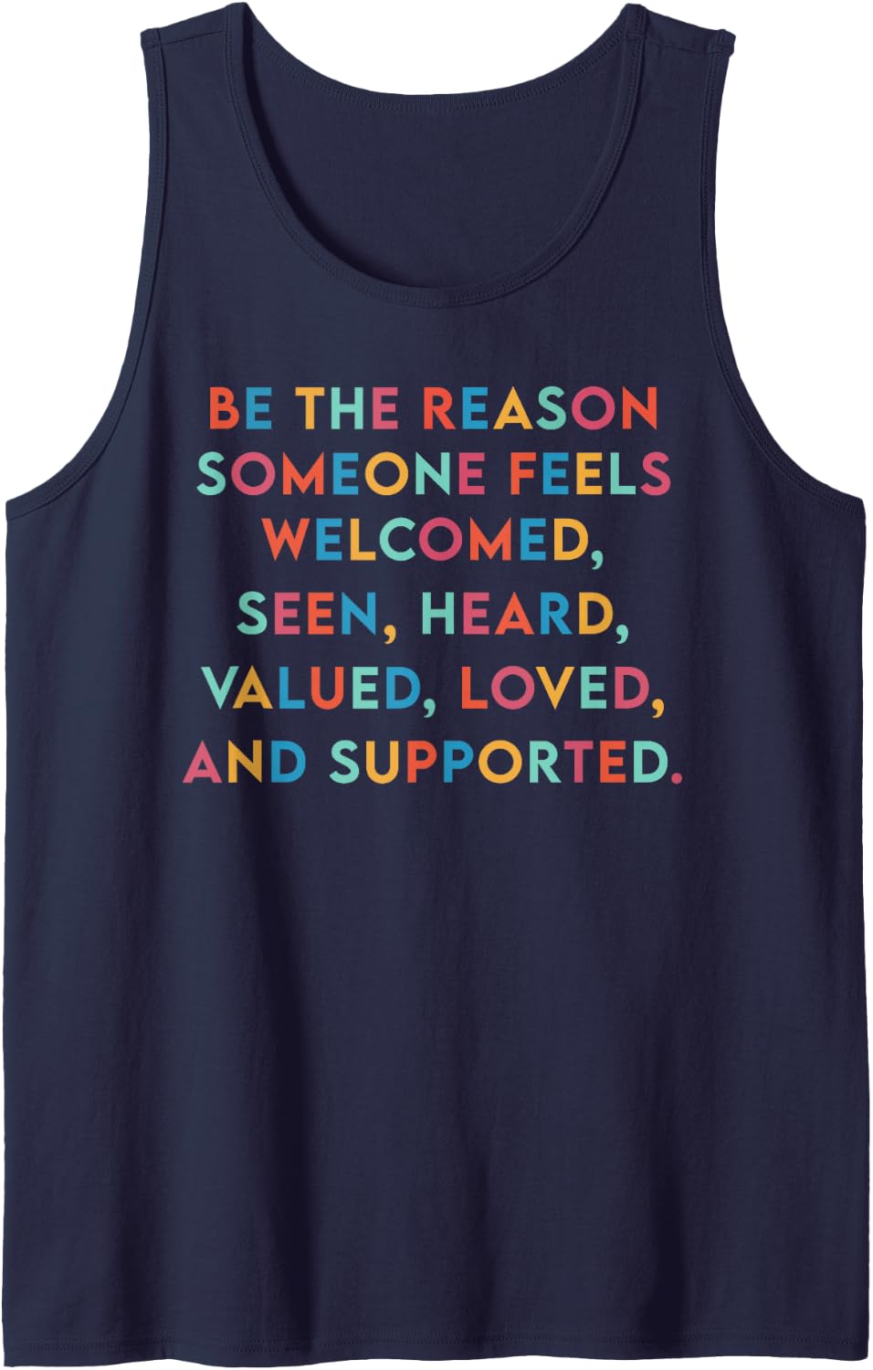 Social Work Month Appreciation Medical School Social Worker Sleeveless Tank Top - Navy Blue