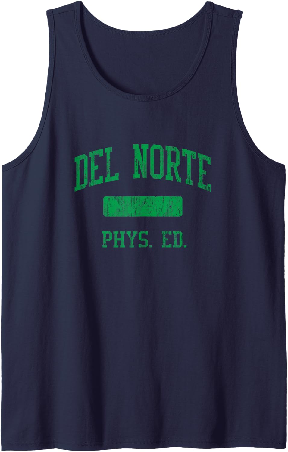 Del Norte High School HS San Diego CA PHYS Ed Tank Top - Navy Blue