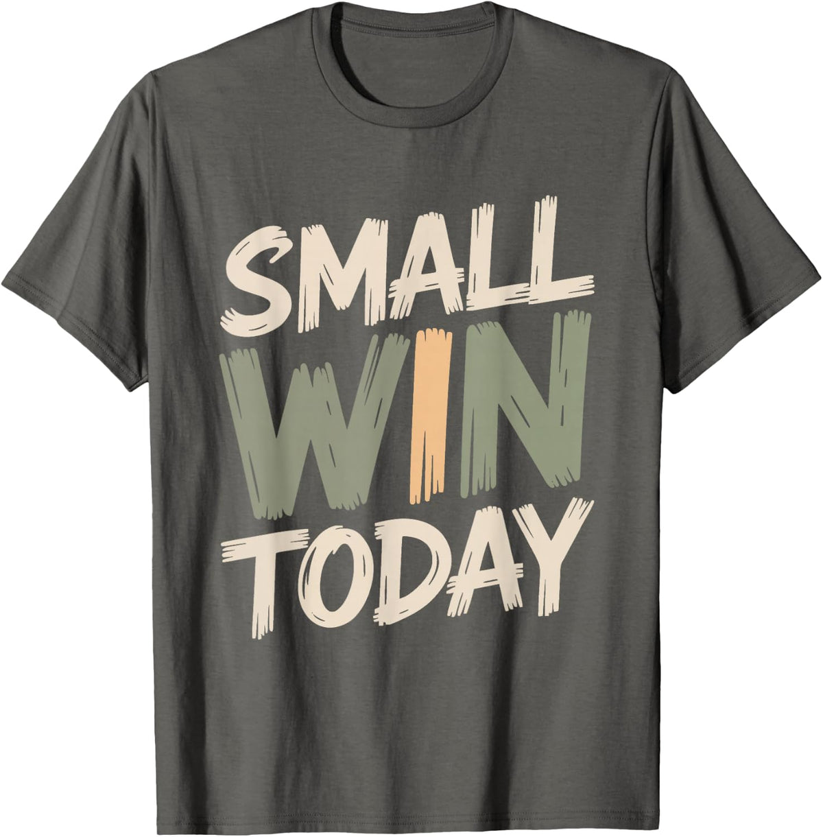 Social Anxiety Introvert Successfully Ordered Coffee Alone T-Shirt - Asphalt Grey